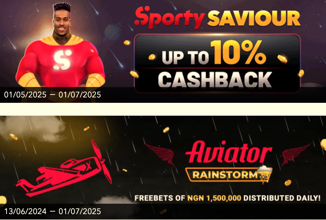 Overview of SportyBet Nigeria's latest bonuses, promotions, and special offers